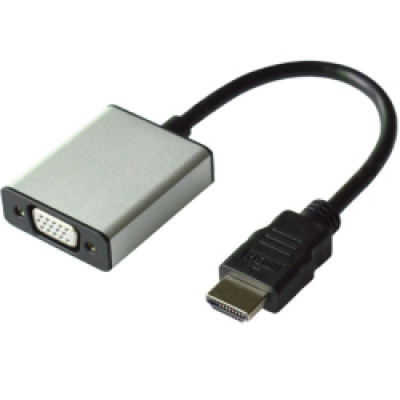 Adapter HDMI - VGA+Audio, M/F, (Stereo), 0.15m
